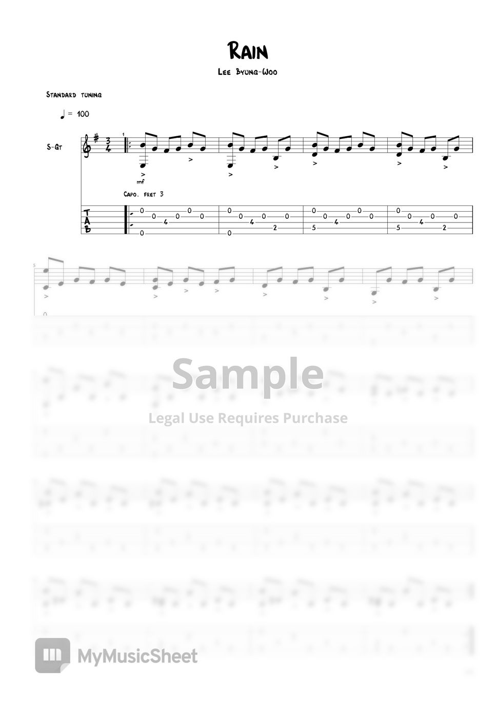  sheets by agape guitar 