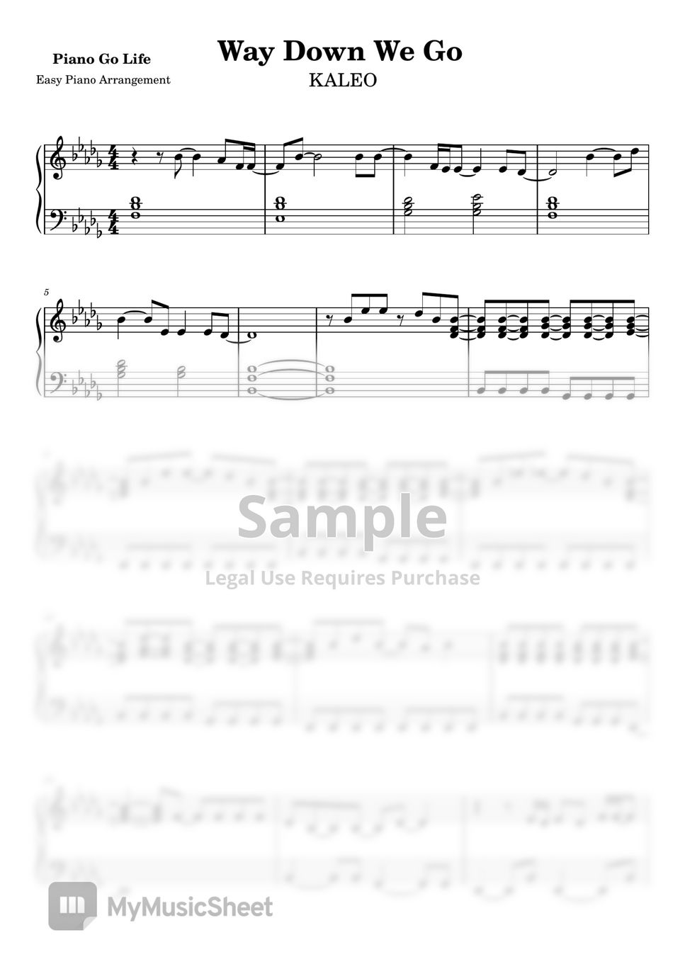 kaleo-way-down-we-go-easy-sheets-by-piano-go-life