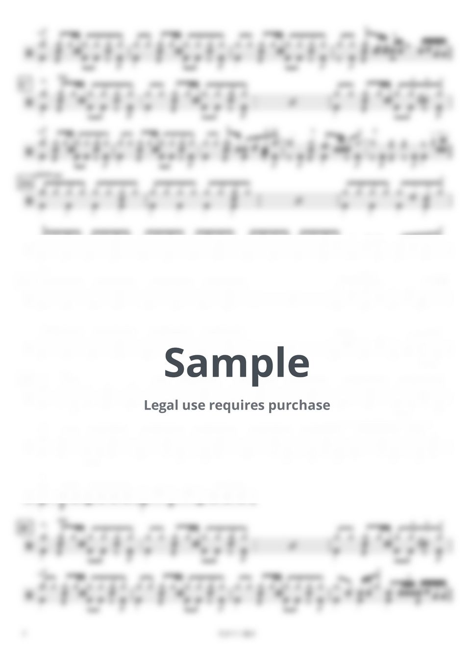 glay-sheet-music-by-cookai-s-j-pop-drum-sheet-music