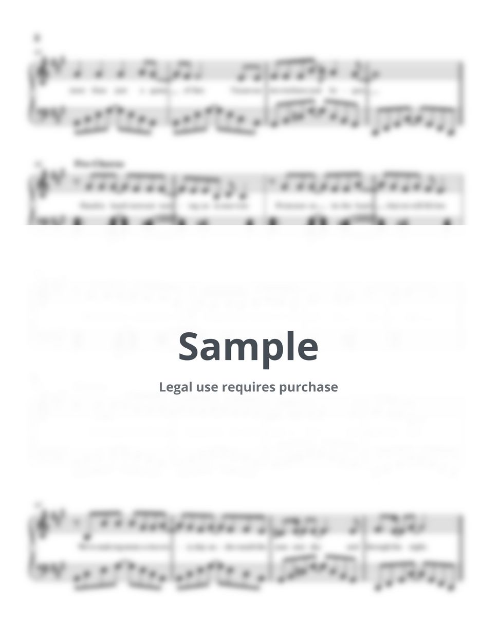 Aiobahn +81, Fuwamoco - Side By Side (From Nekopara After) ピアノ
