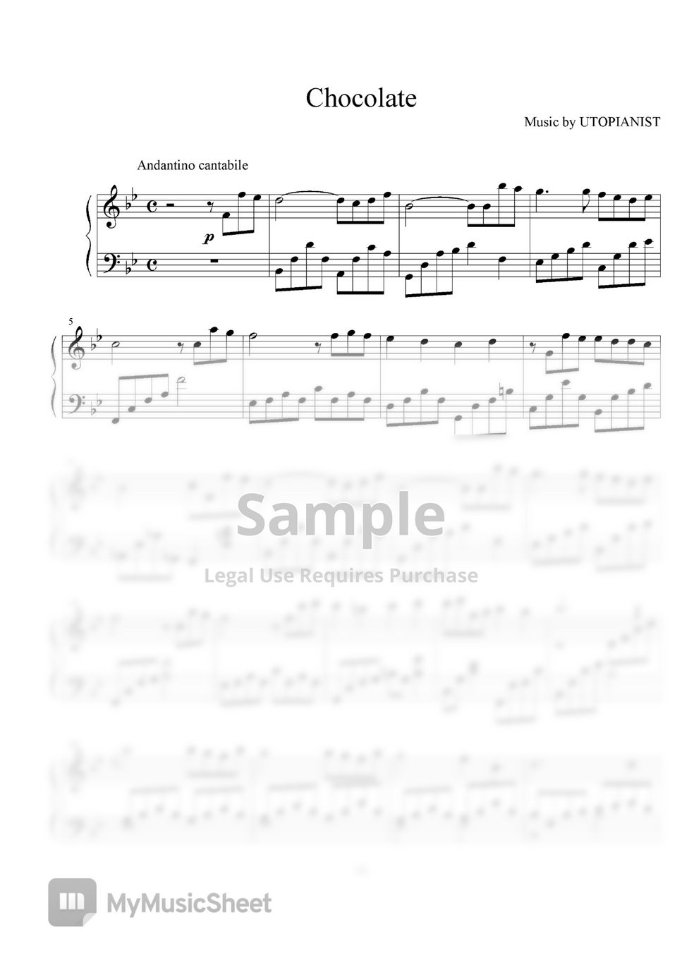 Utopianist Chocolate sweet Pretty Sheets
