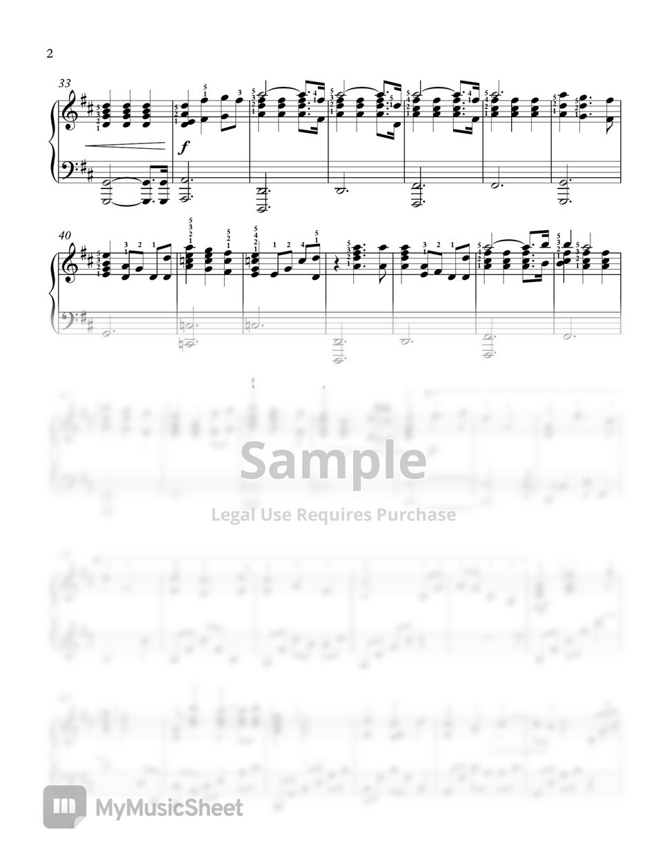 Journey Open Arms Sheet by Adelina Piano