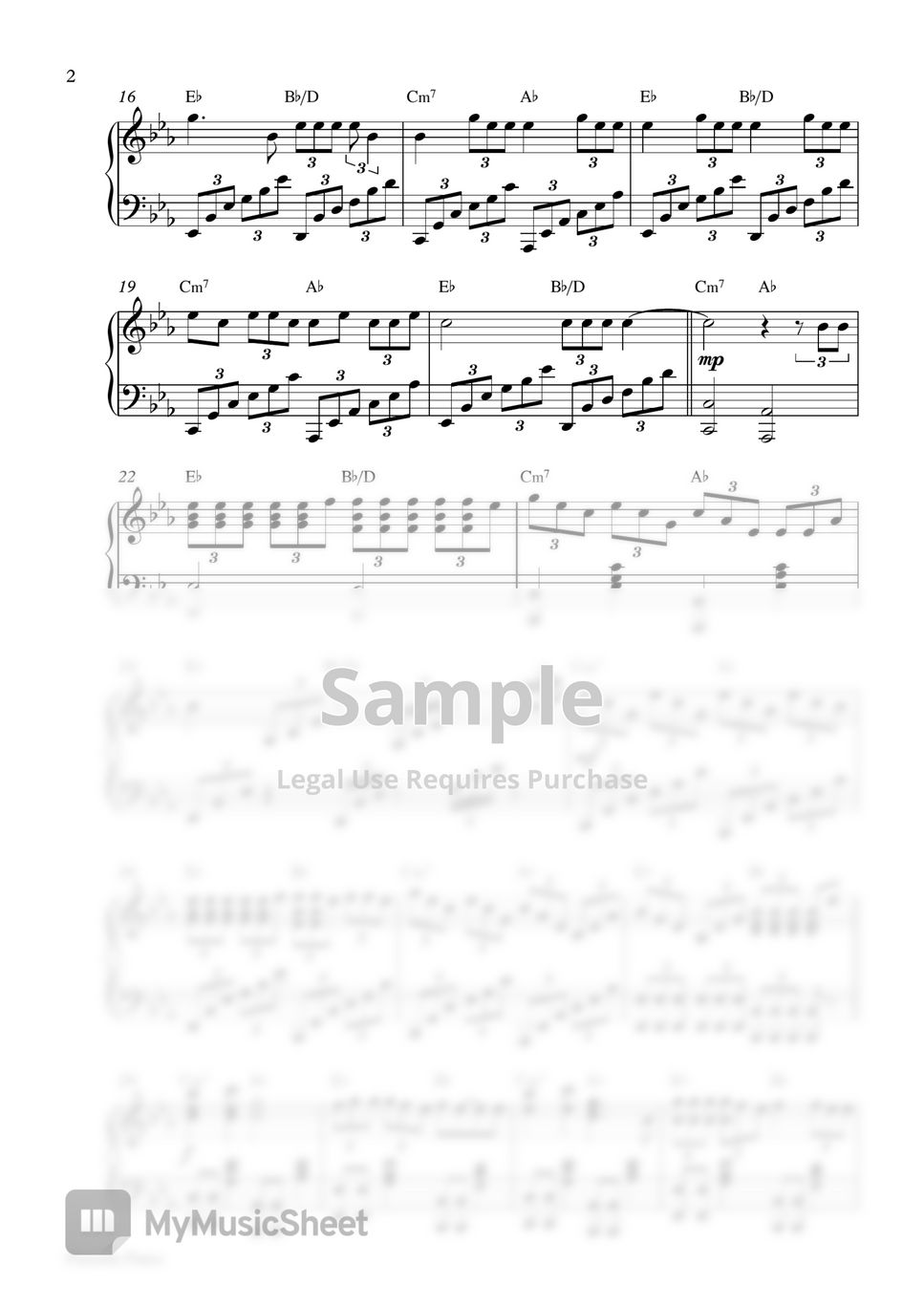 Bts Package C 7 Piano Sheets Only 25 Sheets By Pianella Piano 2772