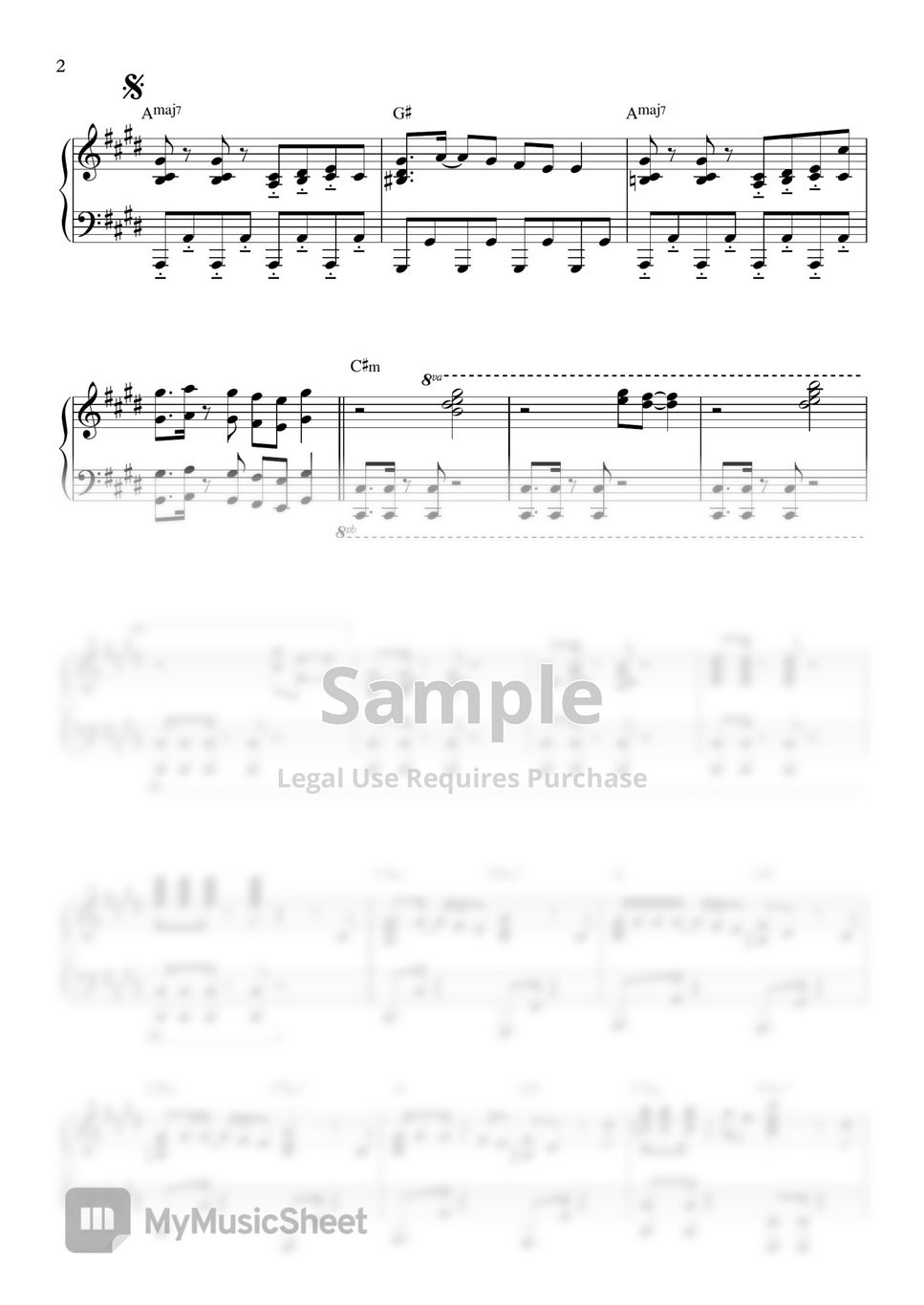 ENHYPEN - Bite Me(Original Key) Sheets by 247KpopPiano