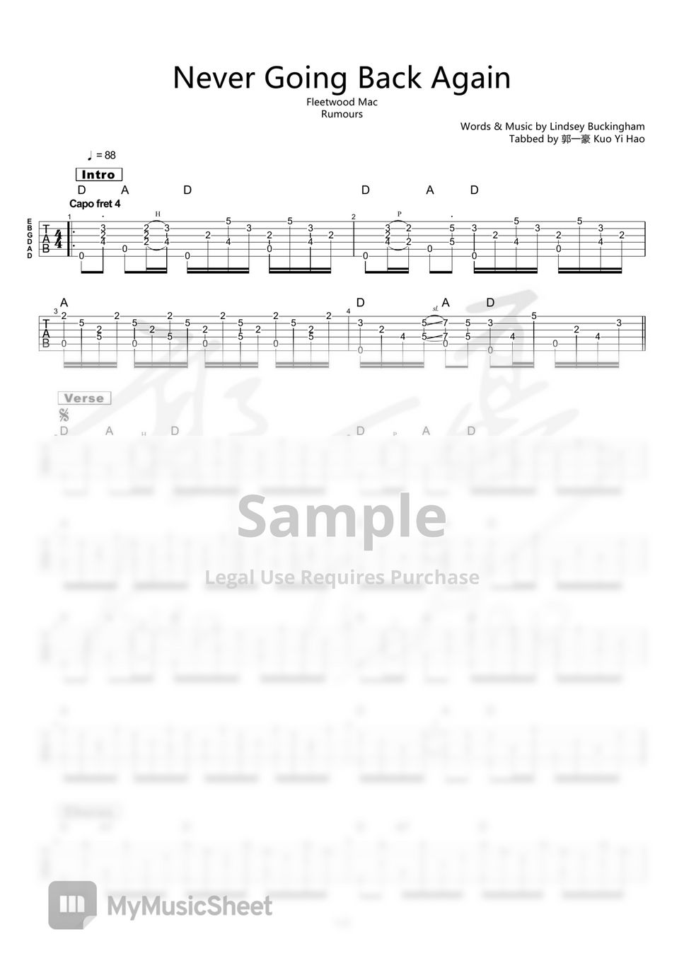 fleetwood-mac-never-going-back-again-sheets-by-kuo-yi-hao