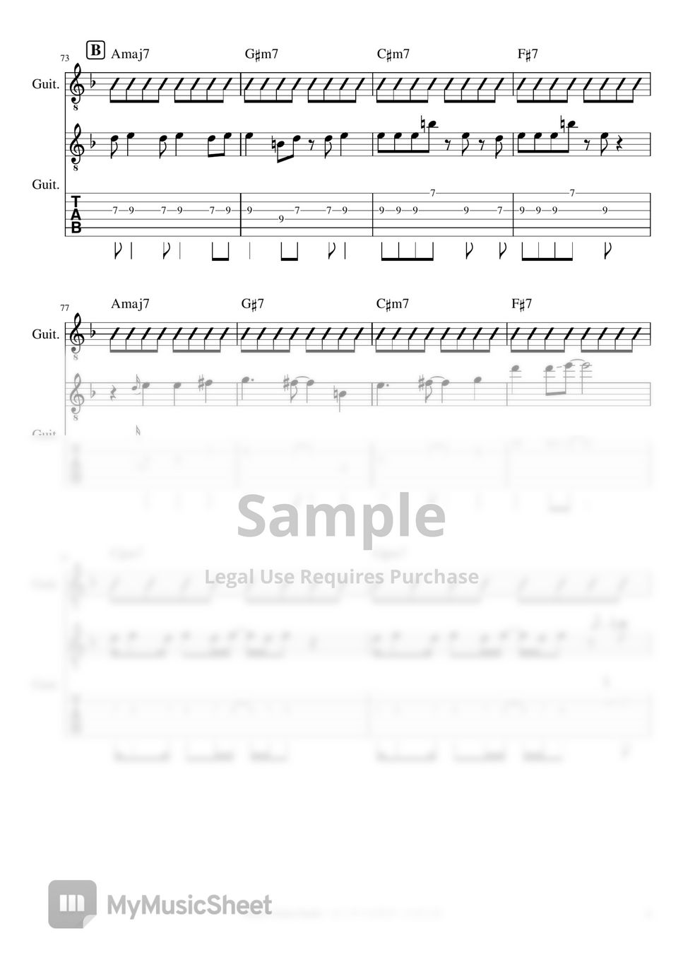 Neon Genesis Evangelion - Beautiful World by Ontario Guitar Studio