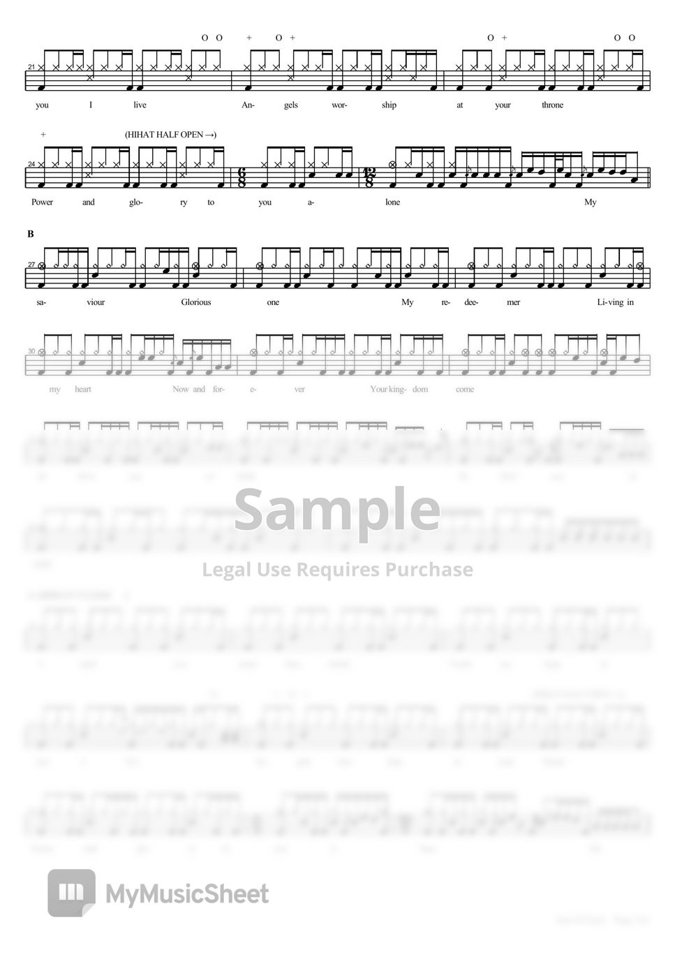 hillsong-son-of-god-sheet-by-copydrum