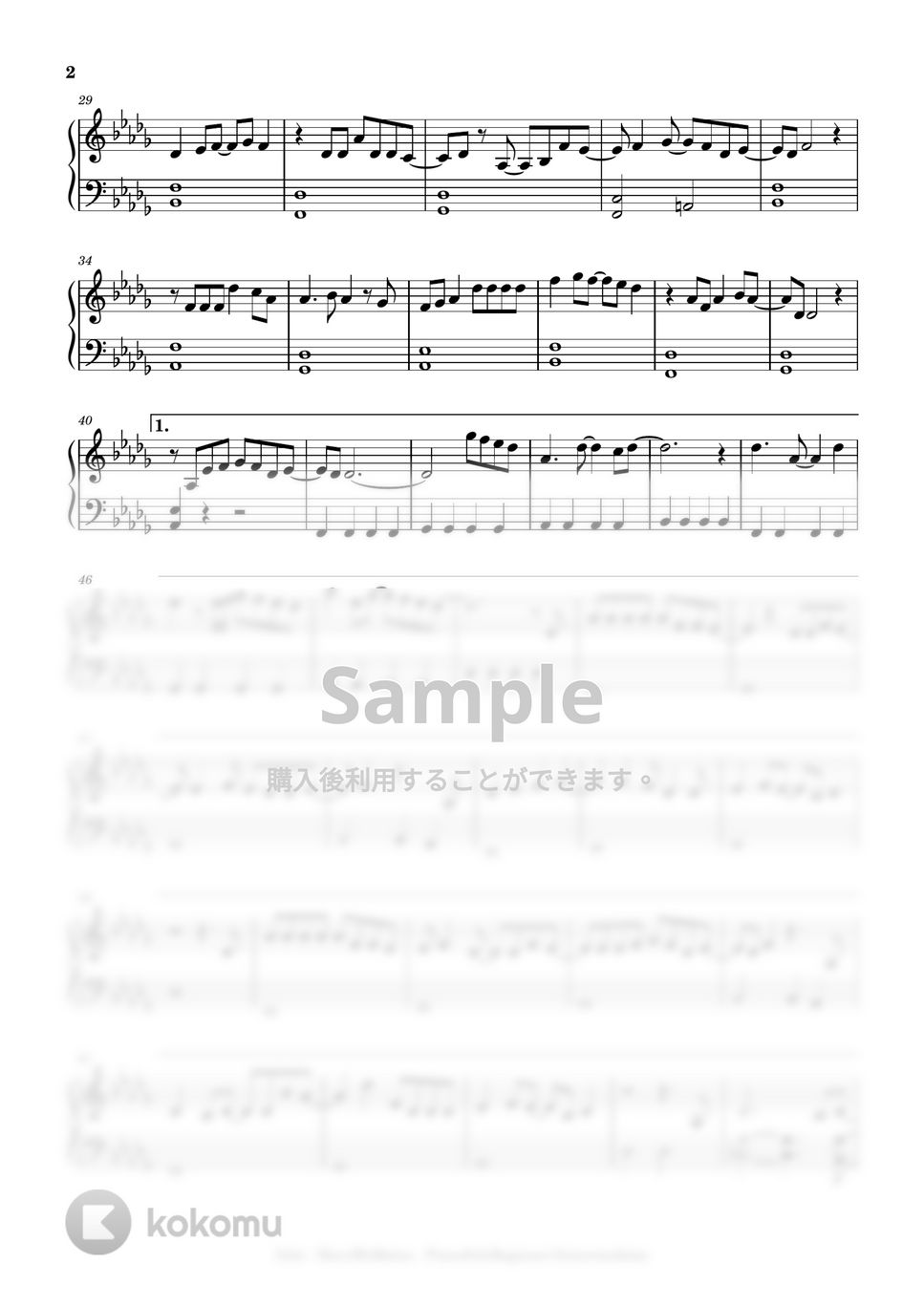 Islet - Haru wo matsu (beginner to intermediate, piano) by Mopianic