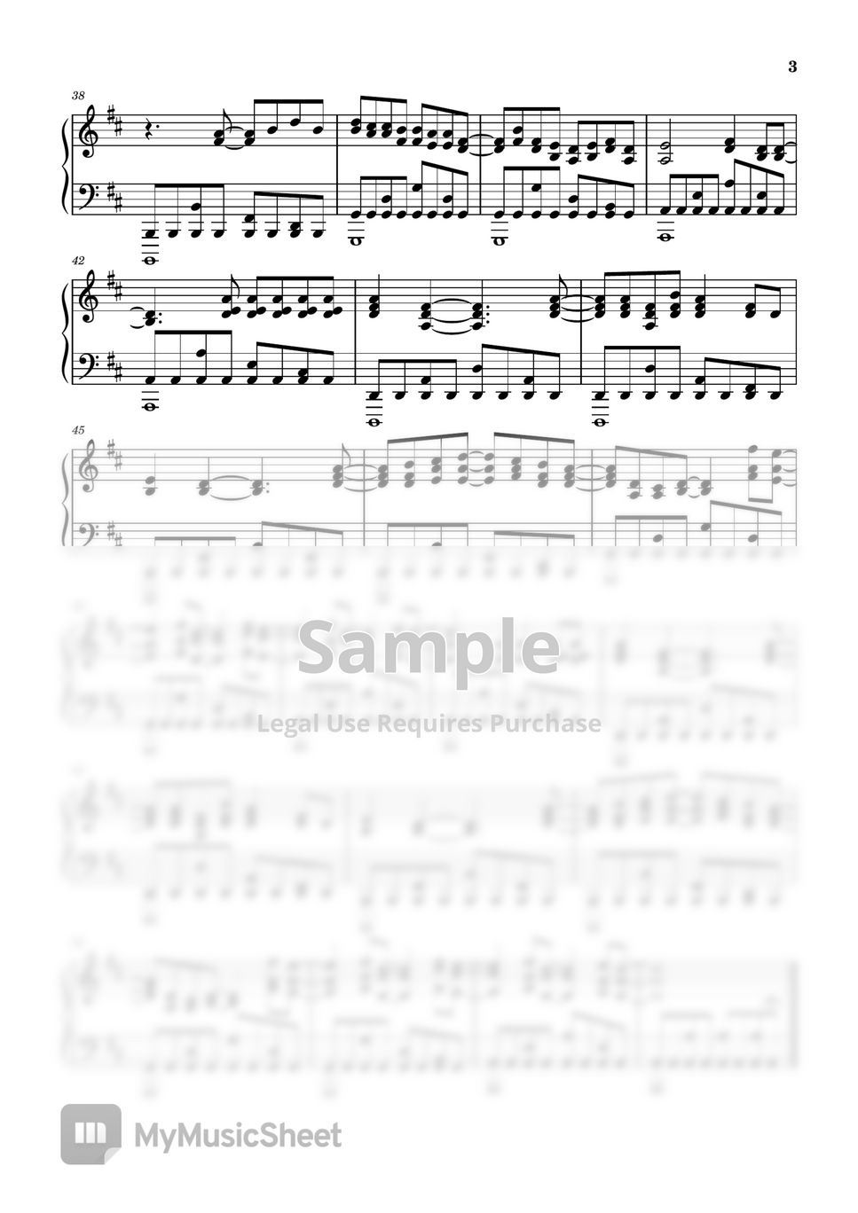 Preview] SOUVENIR (SPY x FAMILY 間諜家家酒 Part 2 OP) Sheet music for Piano  (Solo)