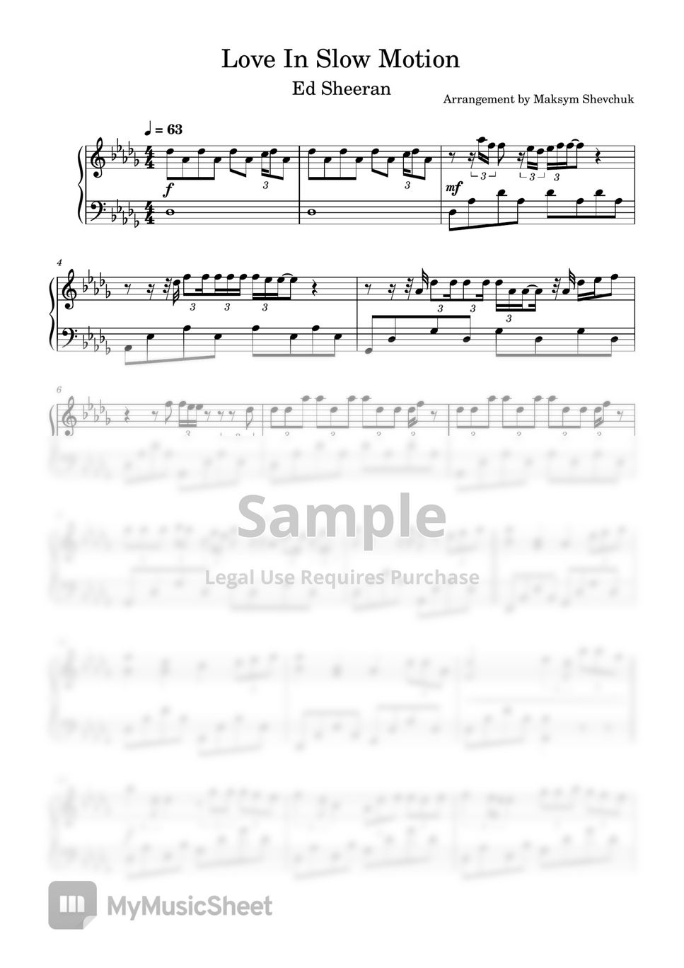 ed-sheeran-love-in-slow-motion-easy-version-sheets-by-maksym-shevchuk