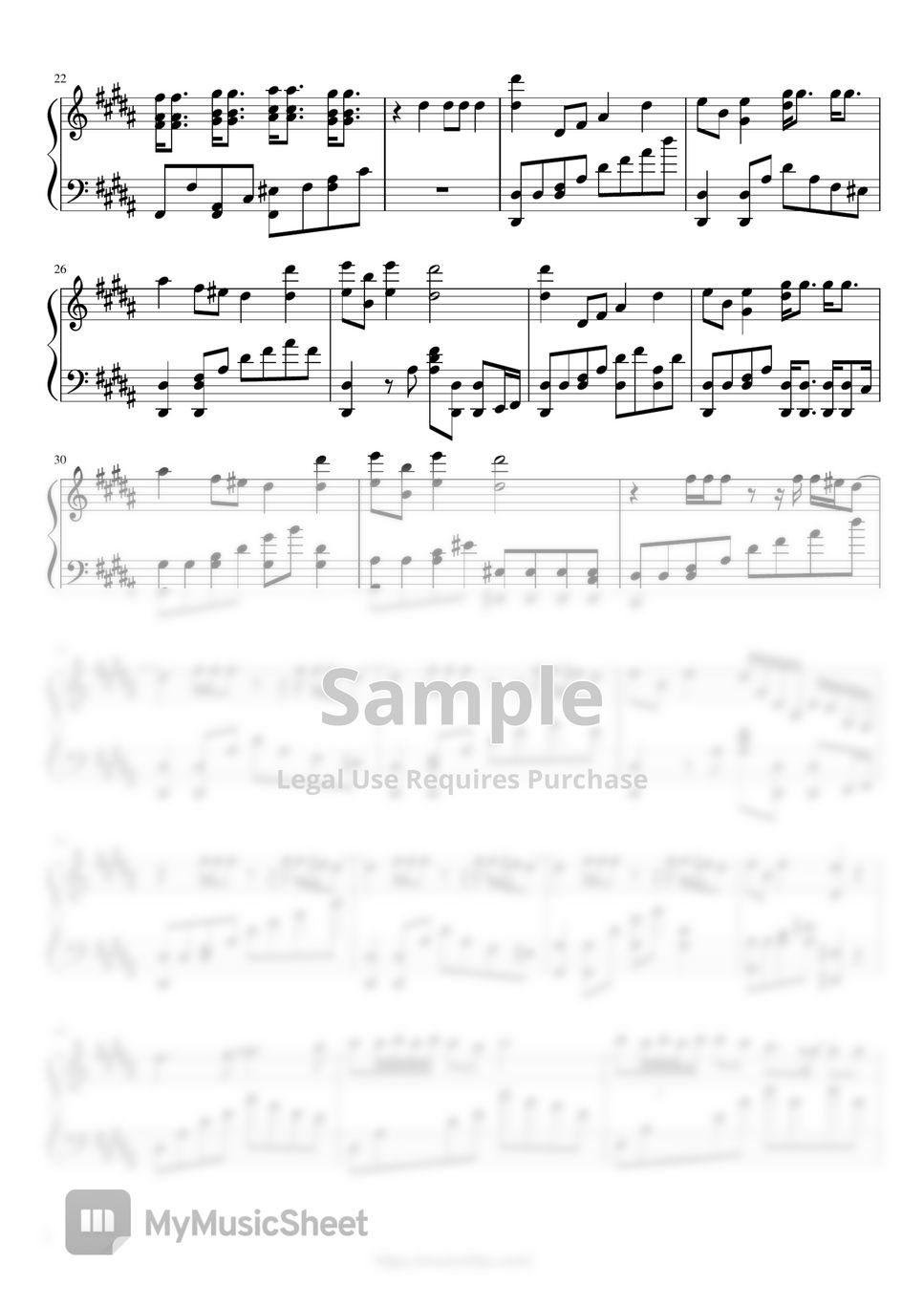 BLACKPINK - How You Like That - Piano Sheet  + MP3 + MIDI