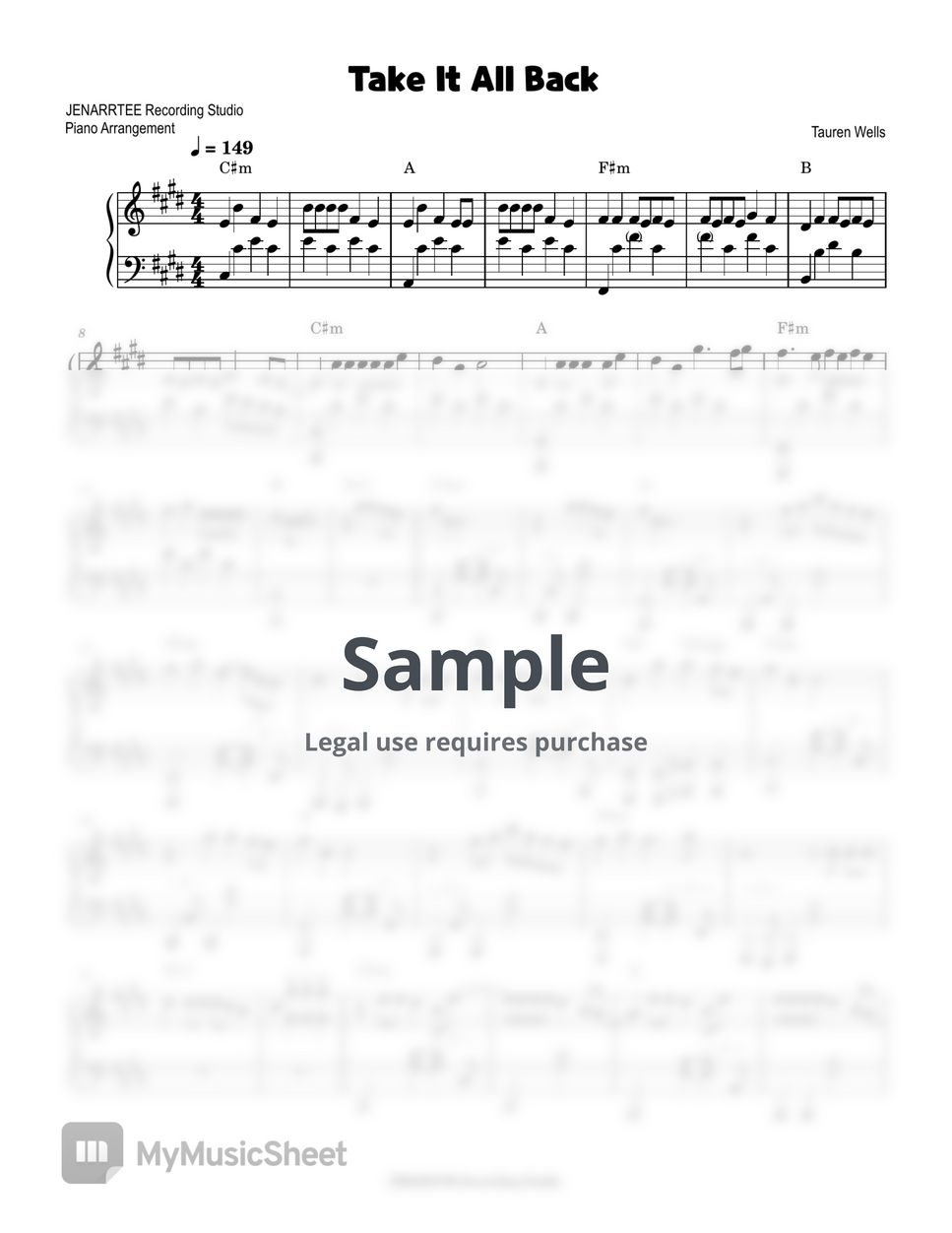 tauren-wells-take-it-all-back-sheets-by-jenarrtee-recording-studio