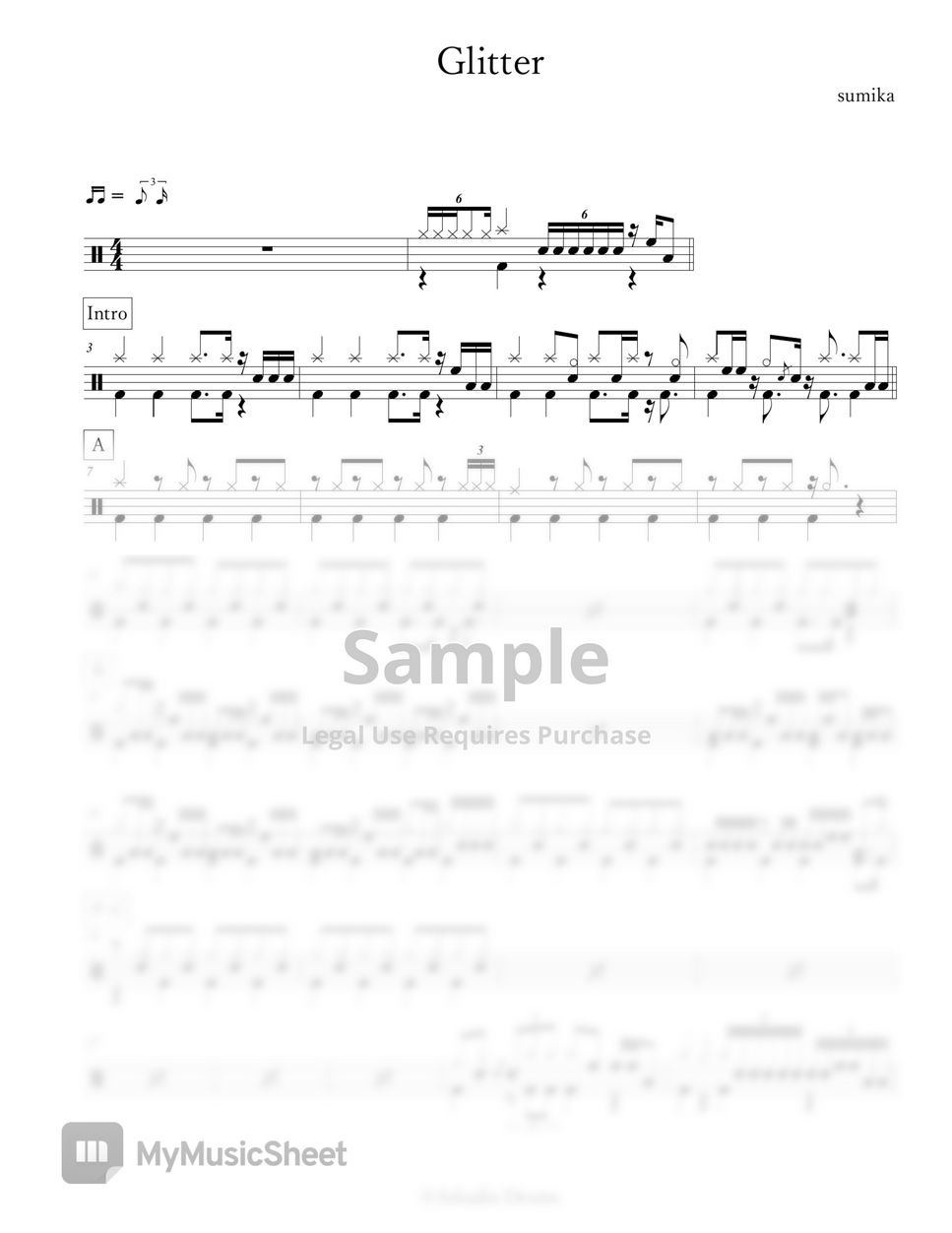 sumika Glitter Sheets by Arkadia Drums