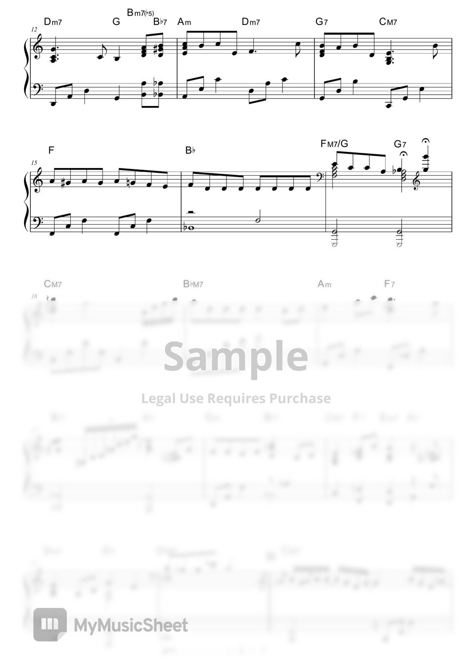 大野雄二 - Love Squall (Jazz ver.) by piano*score