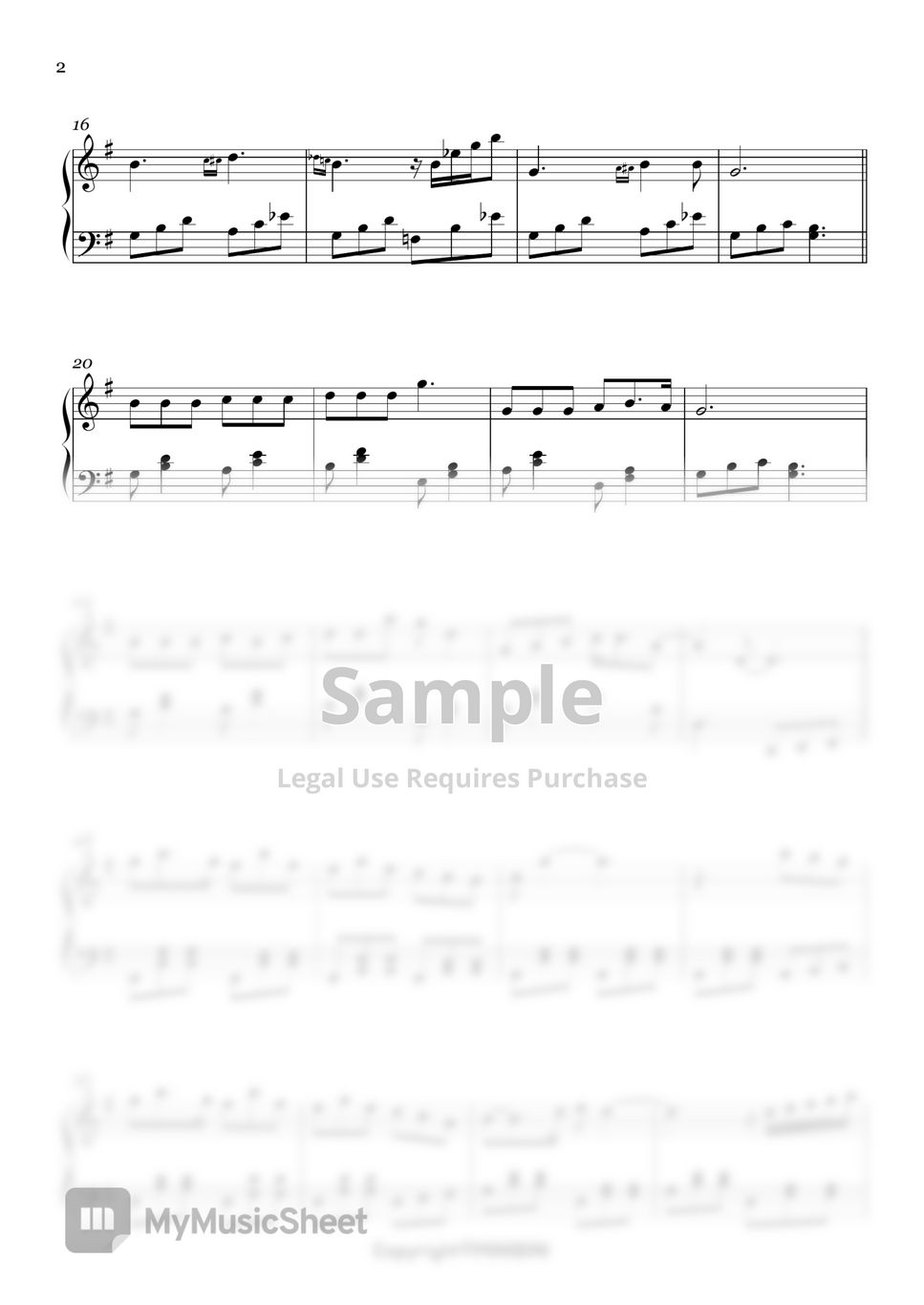 SWJA - Beyond My Dreams (상상) (Easy Version) Sheets by MINIBINI