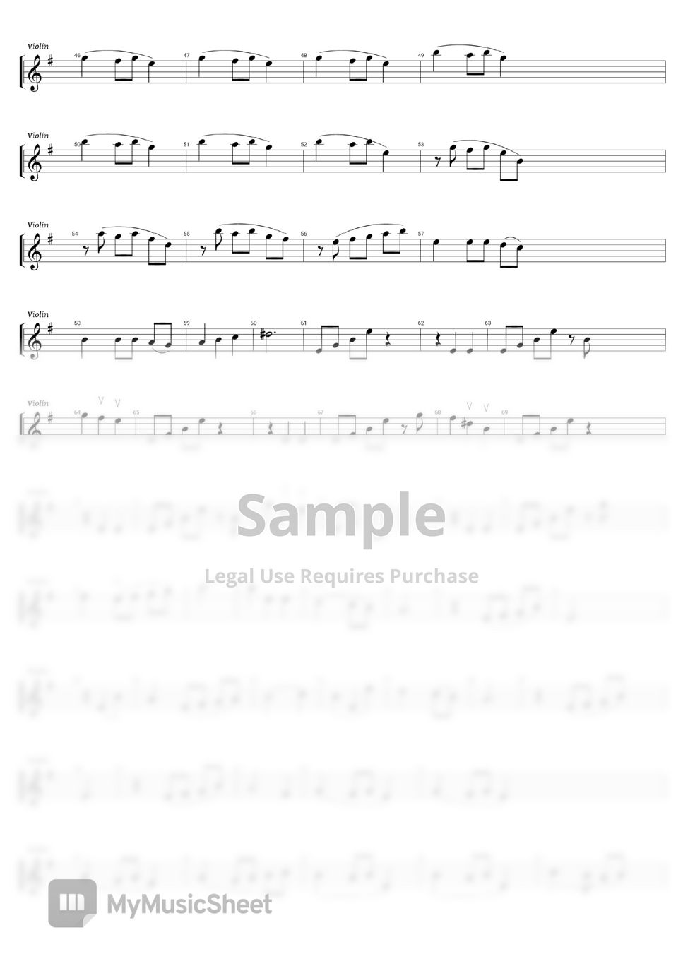 LINDSEY STIRLING CAROL OF BELLS Sheets by Adela la del violin