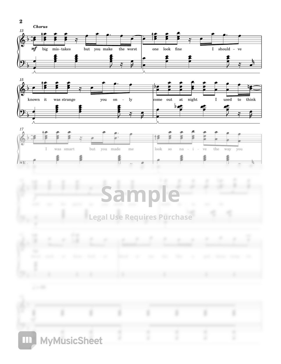 The Mimic lobby theme-Piano Vampire (unfinished) Sheet music for Piano  (Solo) Easy