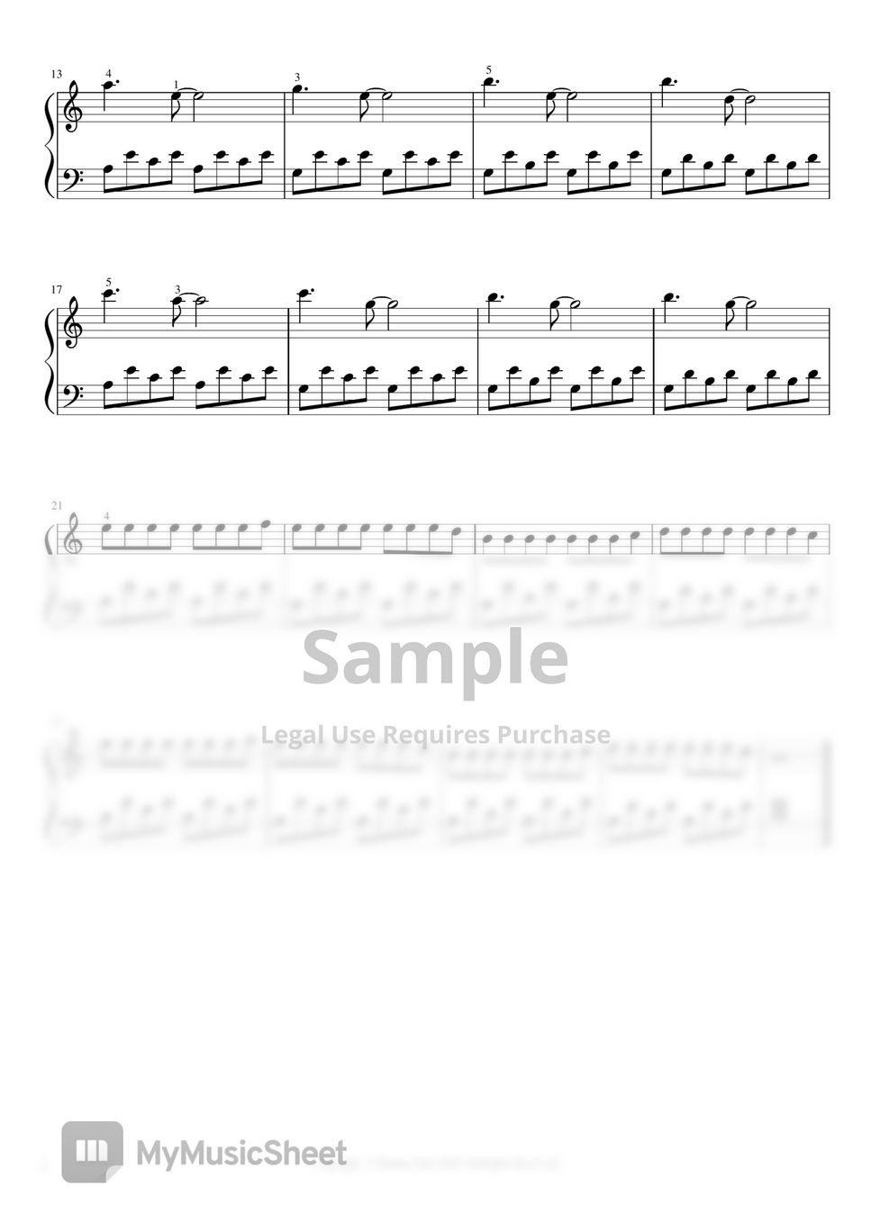 Yann Tiersen - (Easy Version) Amelie- Comptine d'un autre ete by Hanna