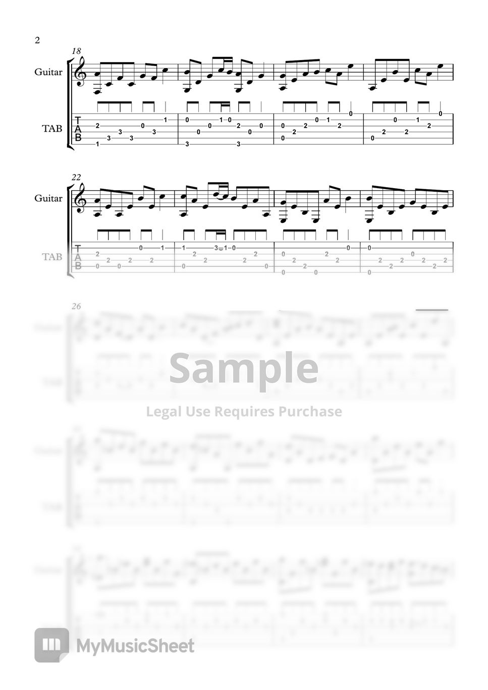 James Horner Braveheart Soundtrack (Fingerstyle Guitar Arrangement