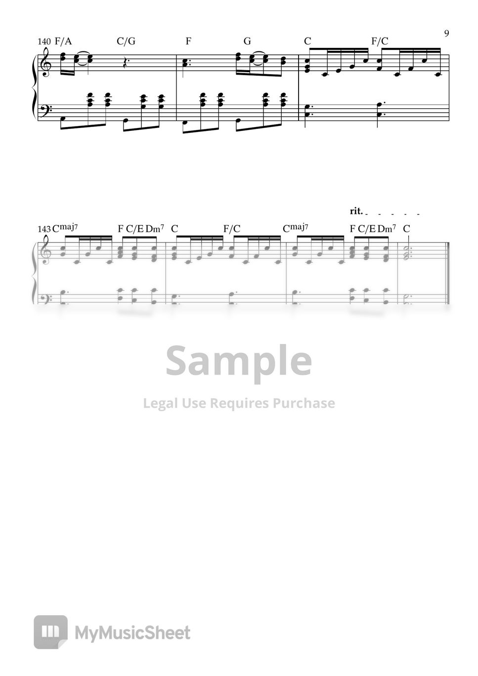 Billy Joel - Piano Man (Pop / Chords / solo piano) by LamiPiano