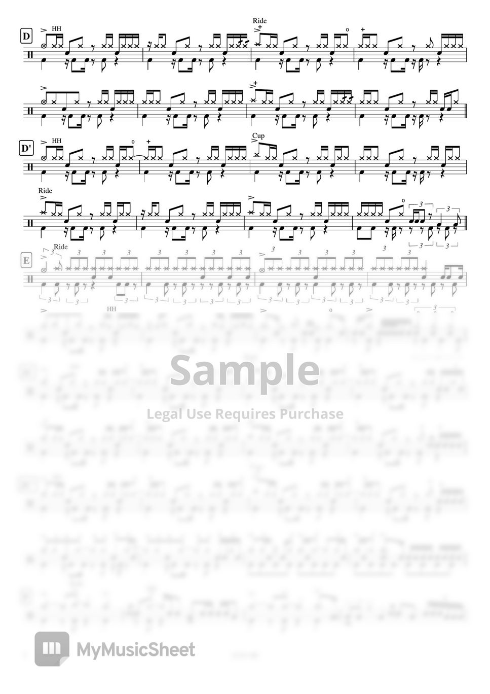 sora tob sakana - Koukoku no Machi / 広告の街 ドラム楽譜PDF