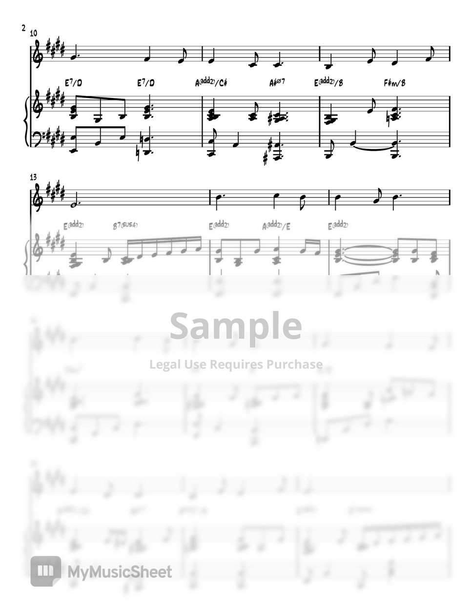Hymn - Nearer My God To Thee( AccompanyE-F key) (Jazz Ver) by MIWHA