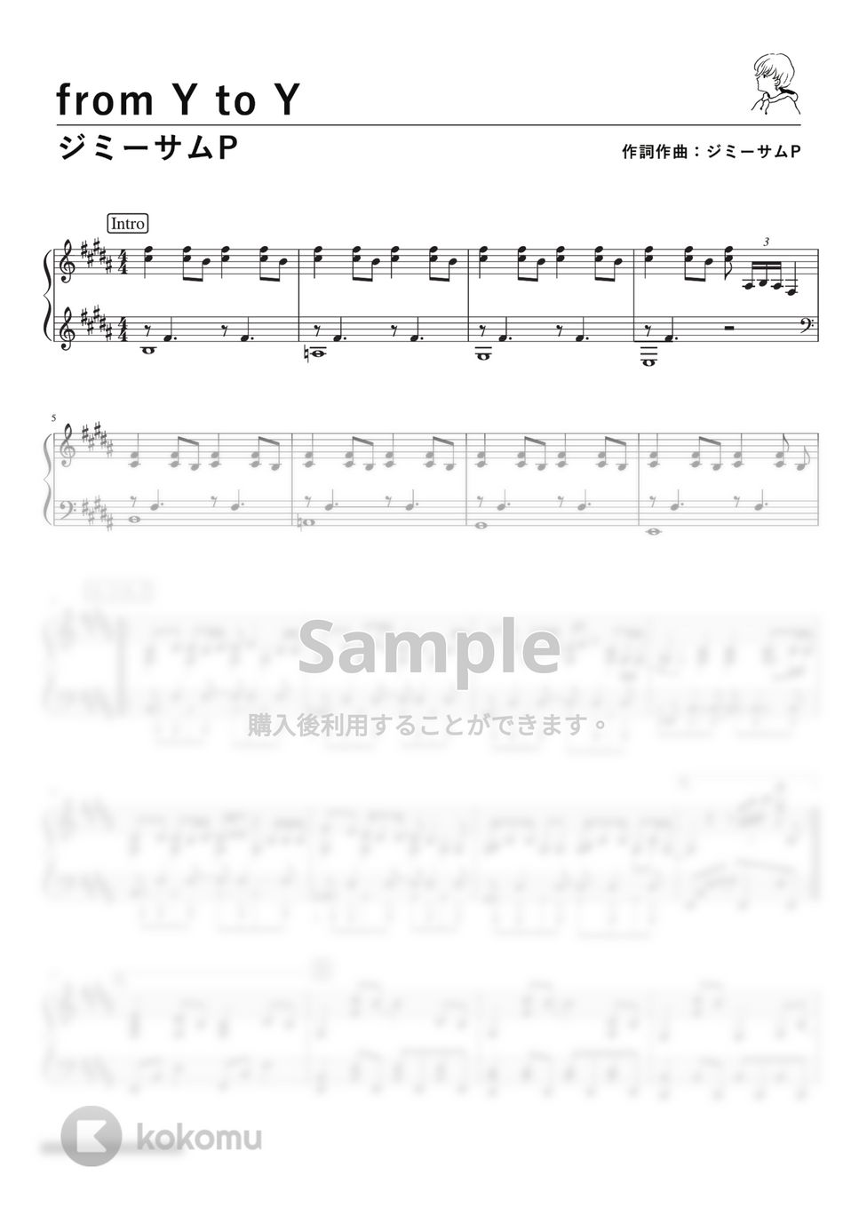 ジミーサムP - from Y to Y (PianoSolo) by 深根 / Fukane