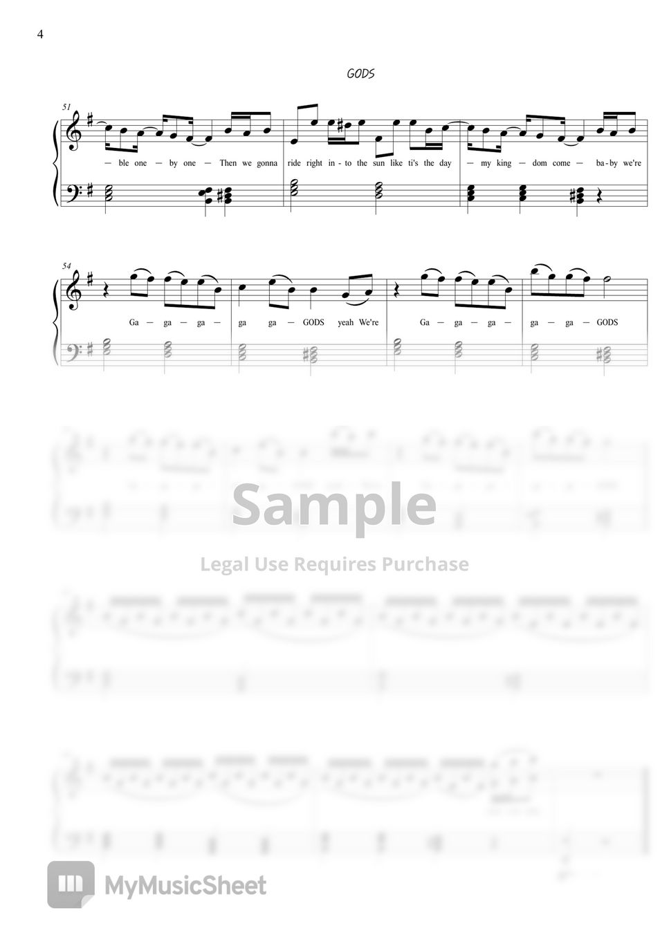 Gods – NewJeans (League of Legends Worlds 2023 Anthem) Sheet music for  Piano (Solo)