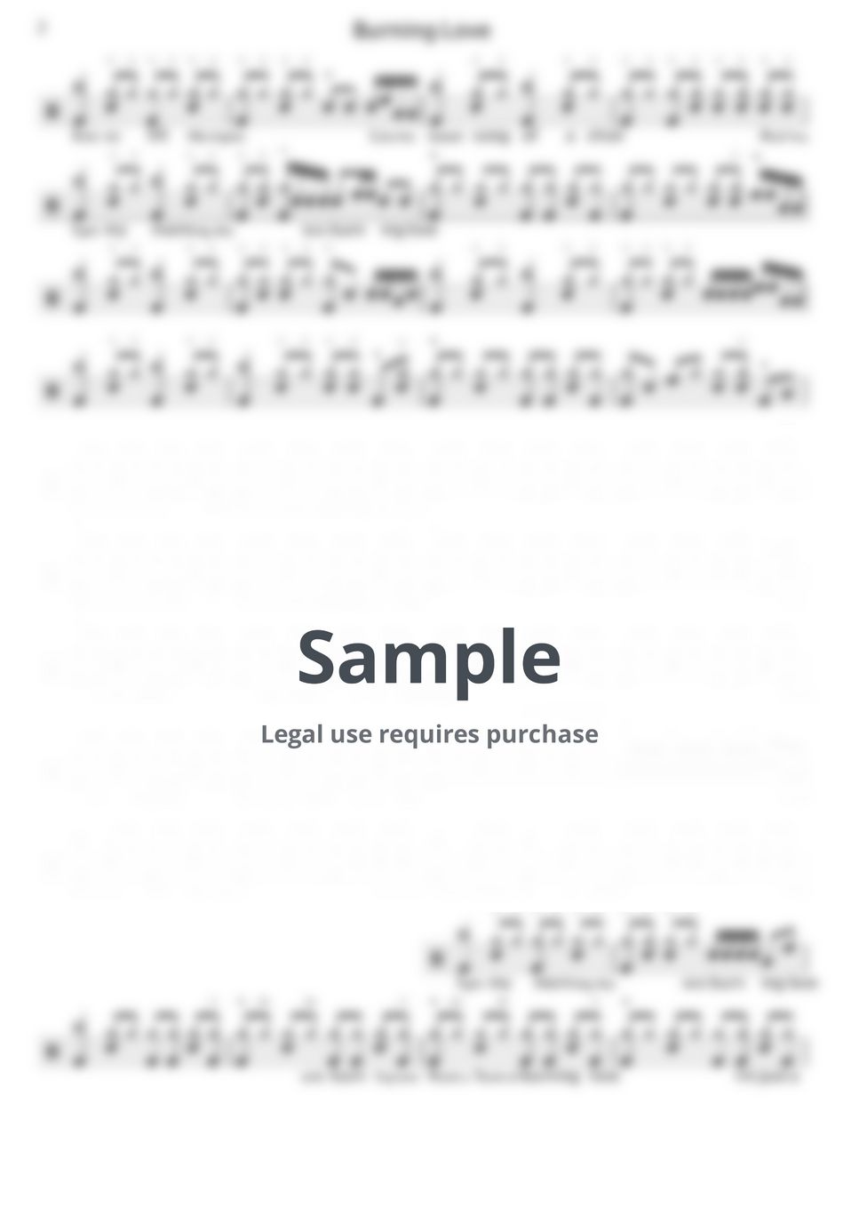 Elvis Presley - Burning Love by Gwon's DrumLesson