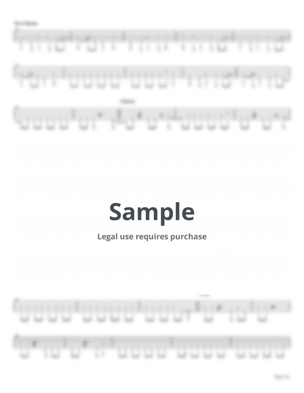 SID V.I.P (Bass TAB) Sheets by Muya