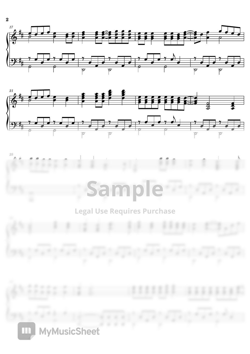 The Bangles - Manic Monday (Sheet Music, MIDI,) Sheets by sayu