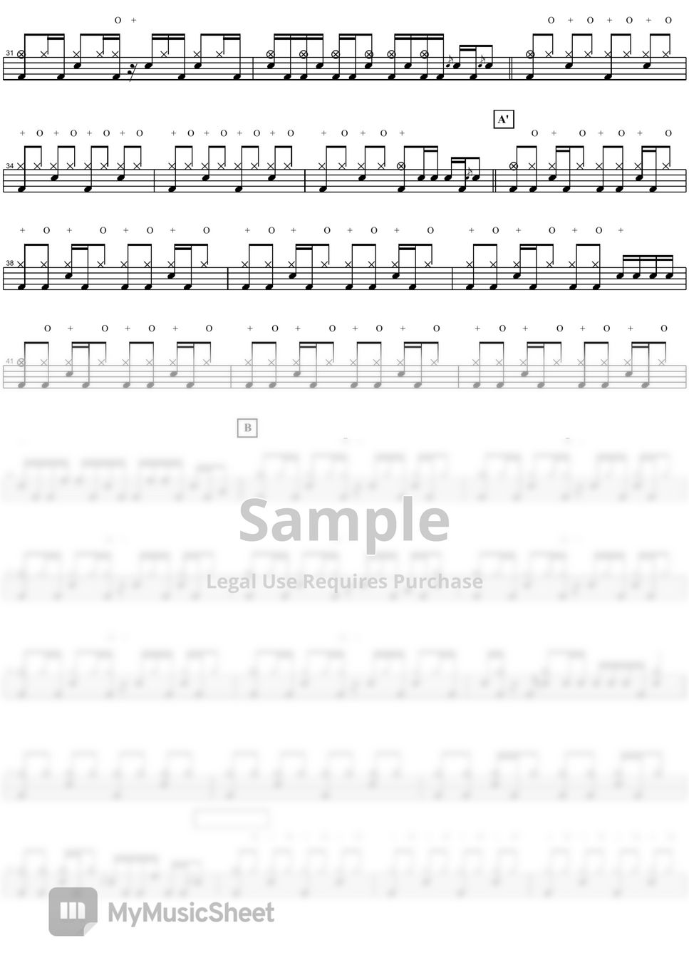 Hysteria - Muse Sheets by COPYDRUM