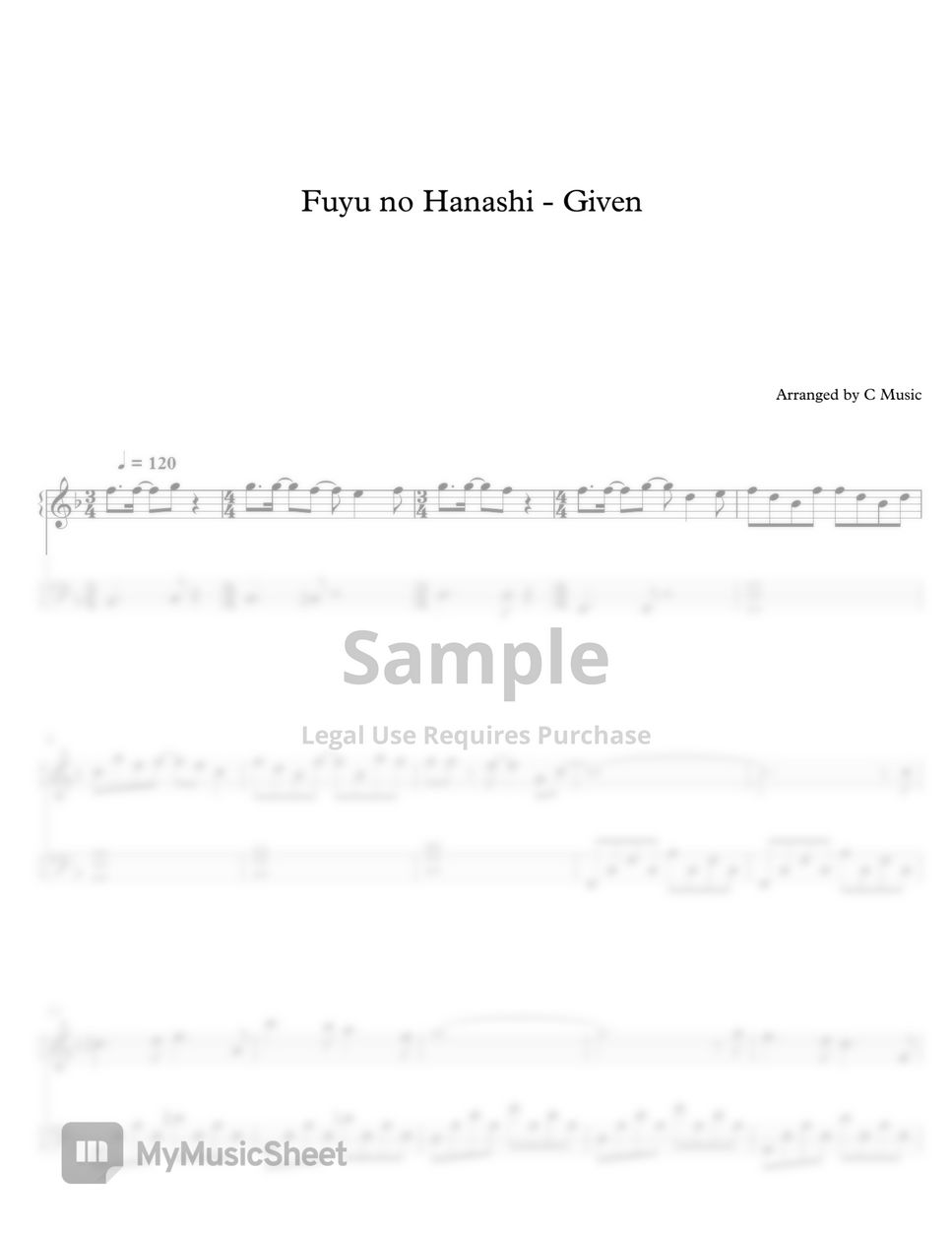 Fuyu no Hanashi - Given by C Music