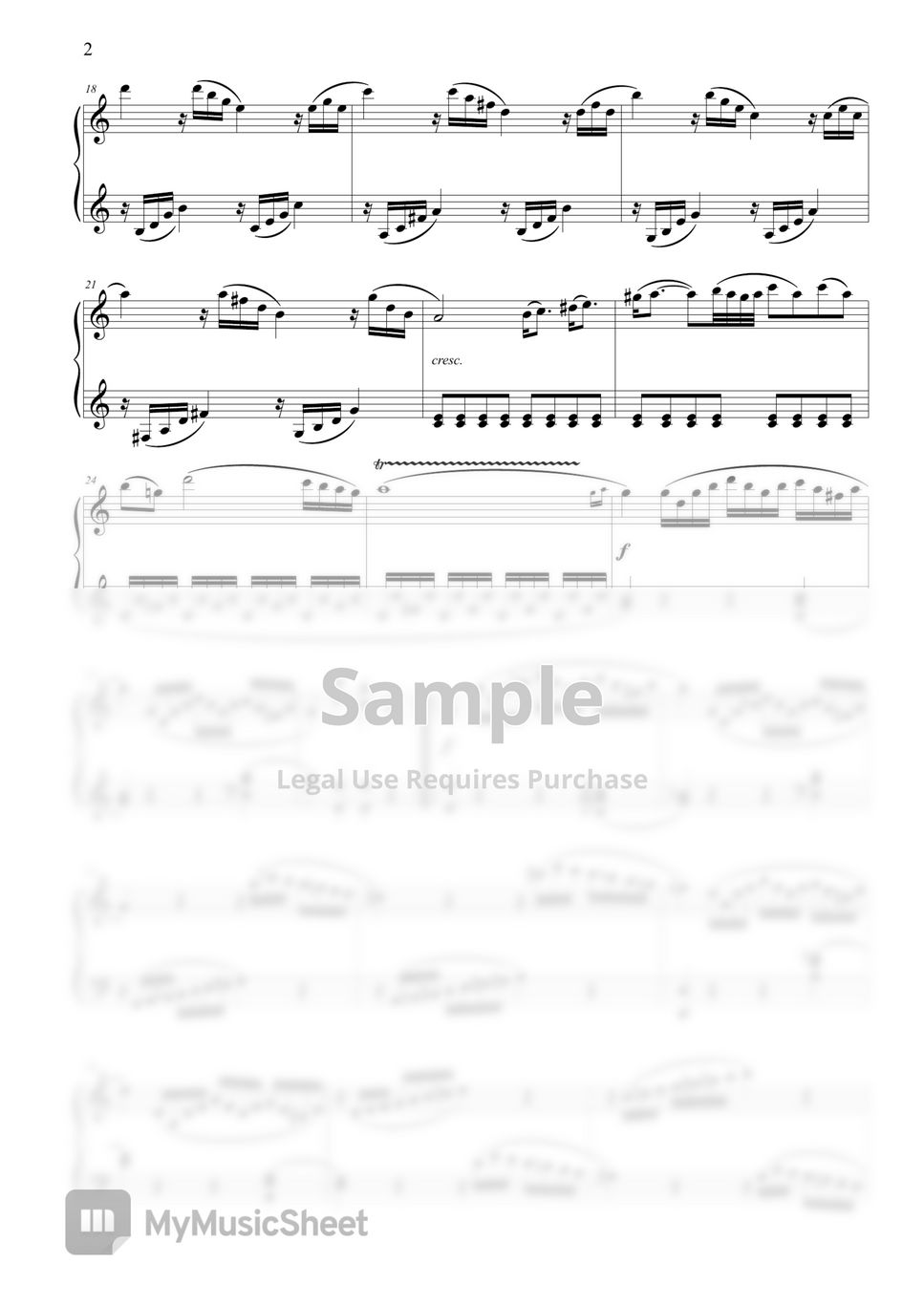 W.A.Mozart - Mozart Piano Sonata No.16 by MyMusicSheet Official