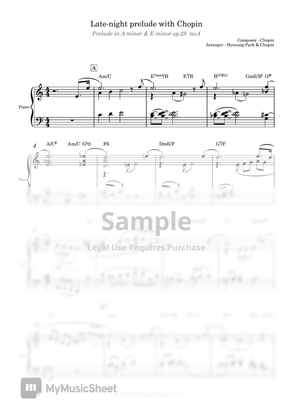 Chopin - Prelude no.4 (op28) (Piano solo) by Piano QQQ
