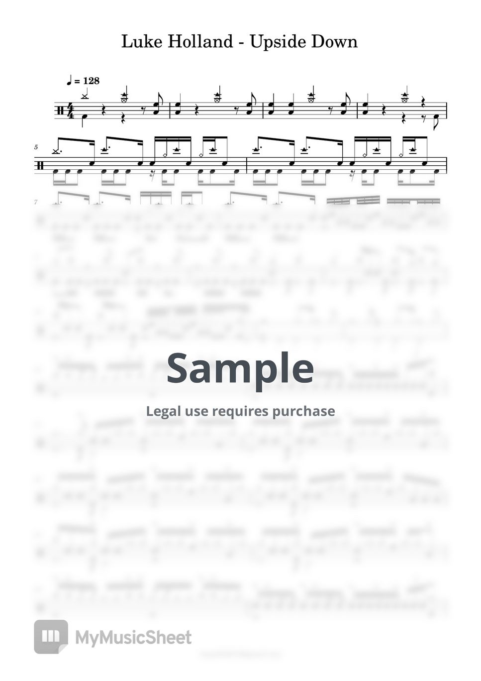 Luke holland upside down sheets by drumtab