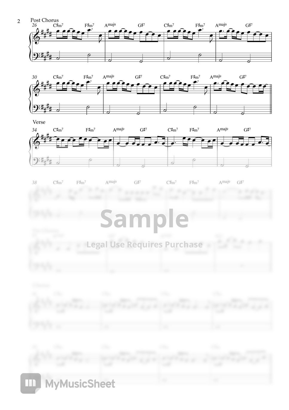 ENHYPEN - Bite Me (EASY PIANO SHEET) by Pianella Piano