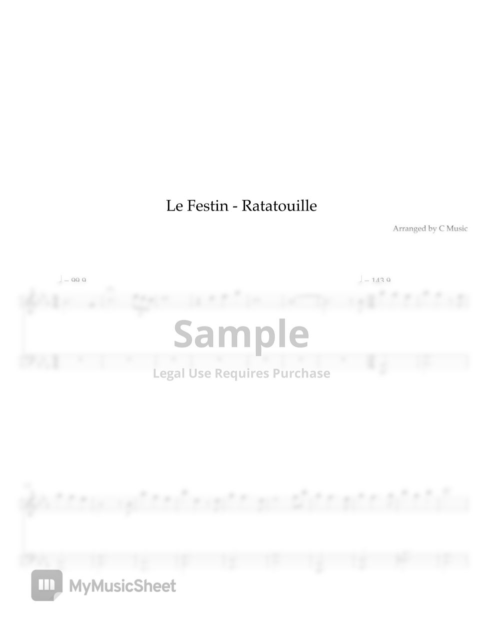Camille Dalmais - Le Festin (Easy Version) by C Music