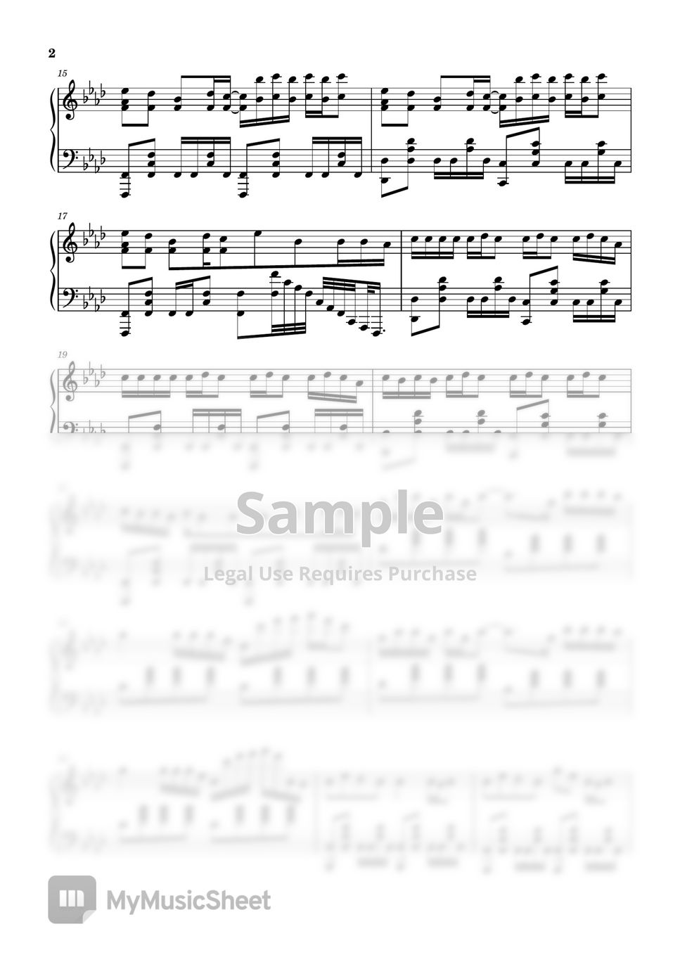 Scaredy Cat - DPR IAN Sheet music for Piano (A Capella)