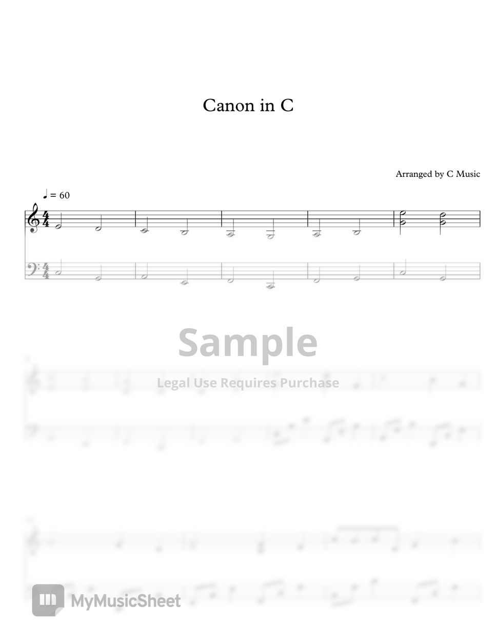 Pachelbel - Canon In C by C Music