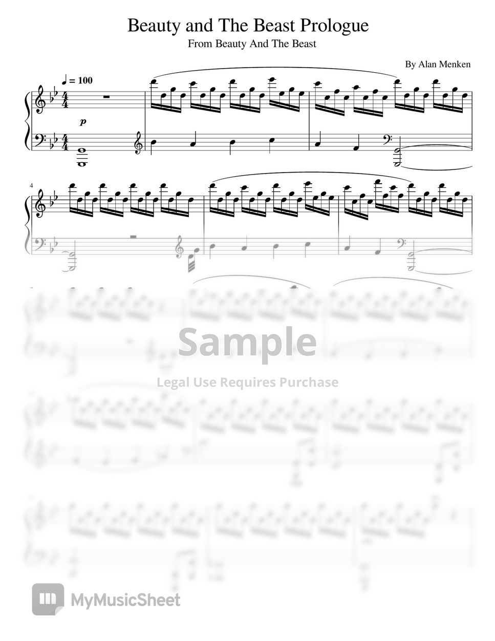 Alan Menken - Beauty and The Beast Prologue (美女と野獣-Beauty and