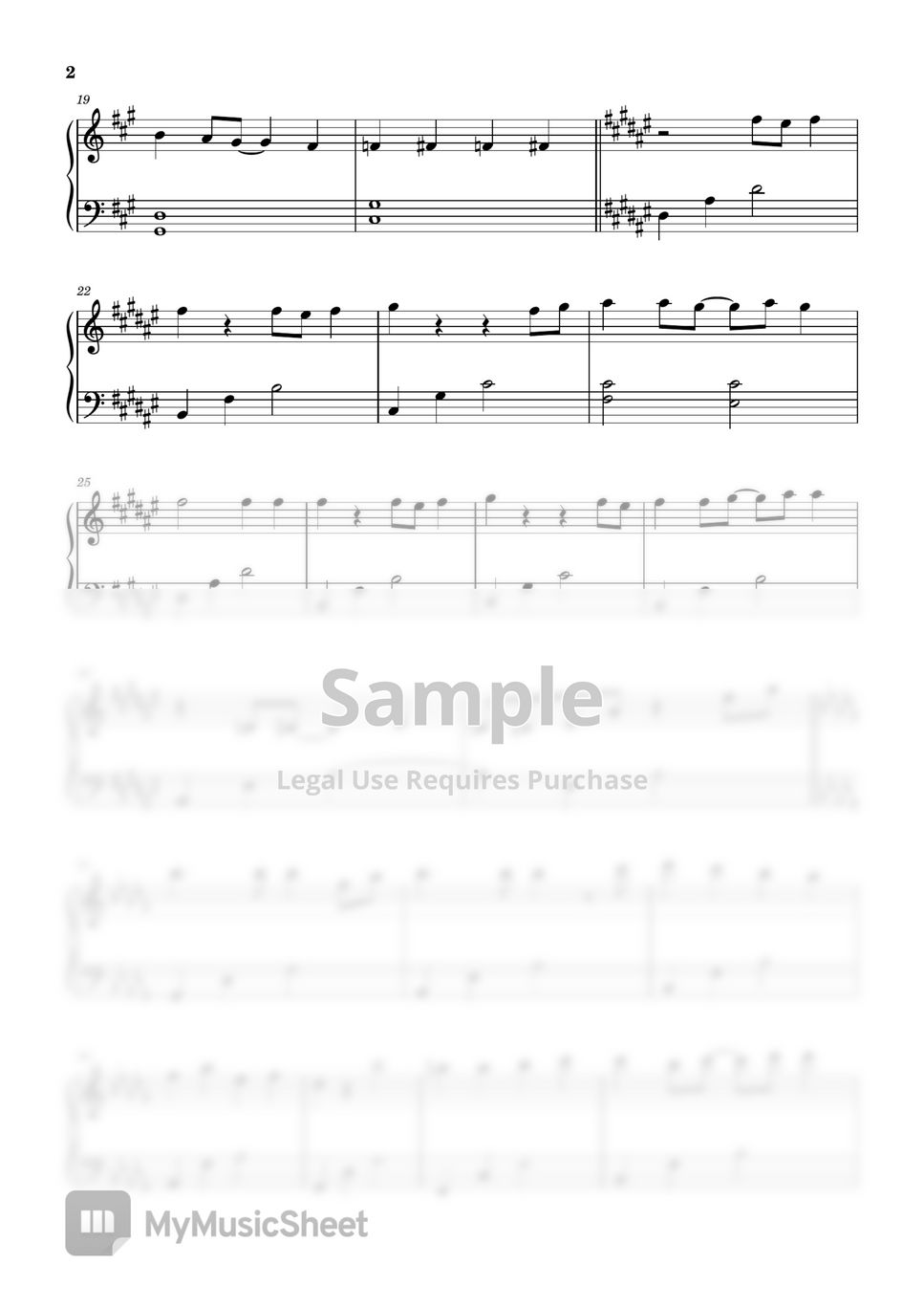 Demon Slayer Entertainment District Arc Asa ga Kuru (Easy) Sheets by Haren Easy Piano