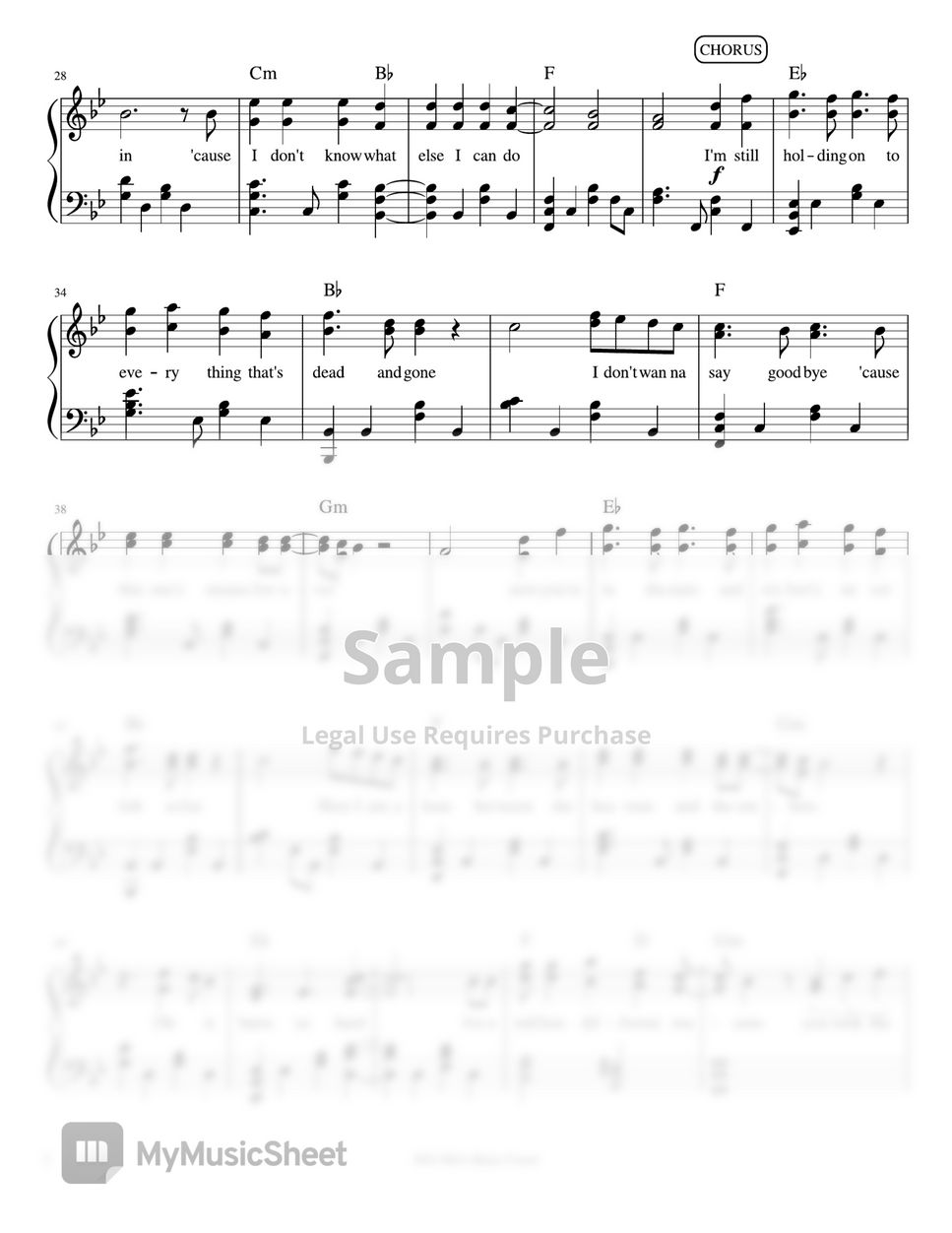 Benson Boone - In The Stars (piano sheet music) by Mel's Music Corner