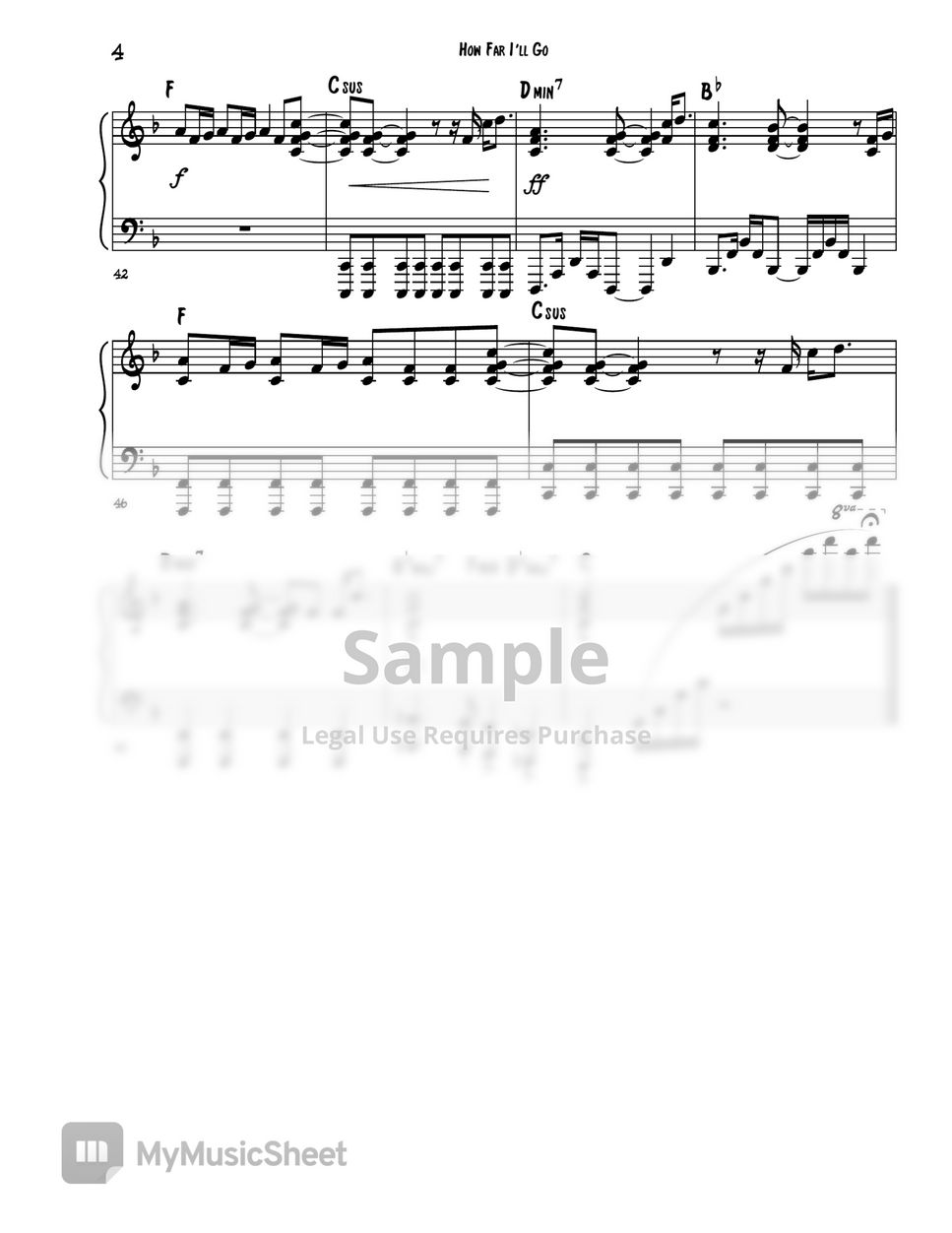 How Far I'll Go (from Disney's "Moana")