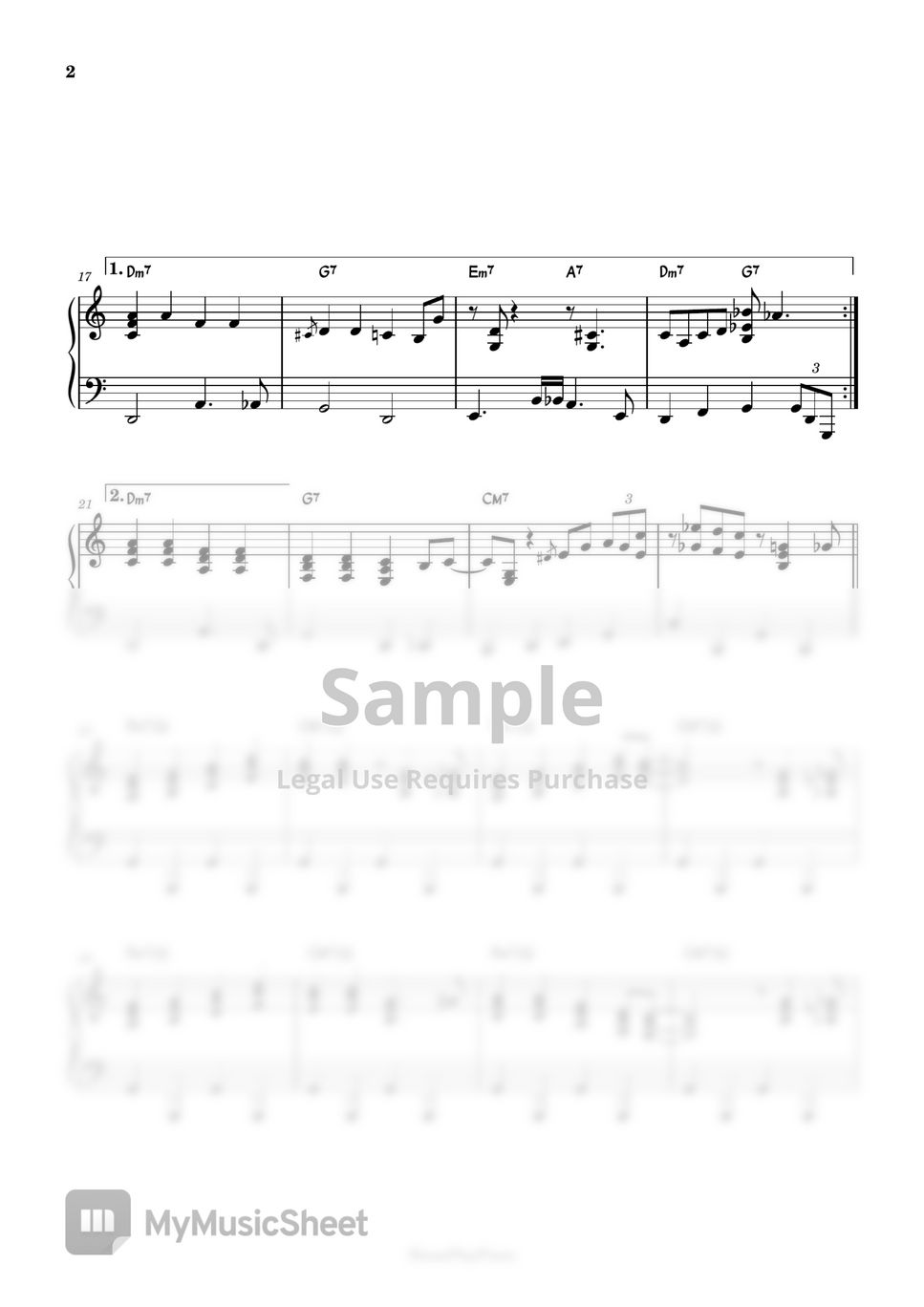 Irving Berlin - Cheek to cheek (Jazz piano ver.) by HousePlayPiano