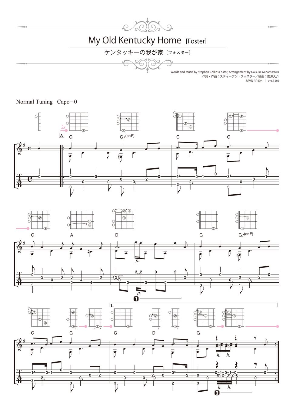 ギター　楽譜 TAB】Highway / Midnight Grand Orchestra [星街すいせい