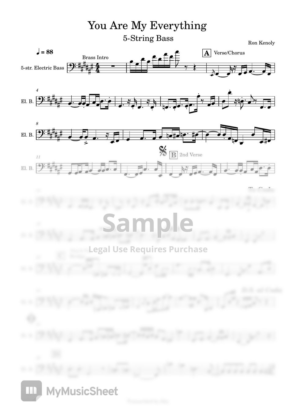 ron-kenoly-you-re-my-everything-sheets-by-ron-kenoly