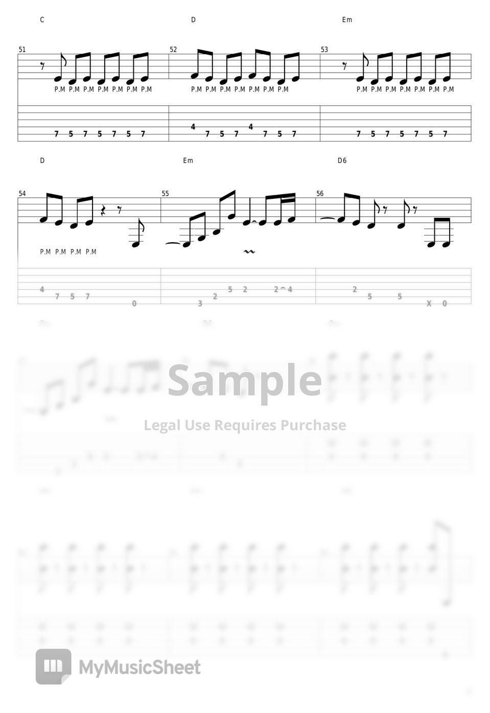 Michael Jackson - Beat It by guitar cover with tab