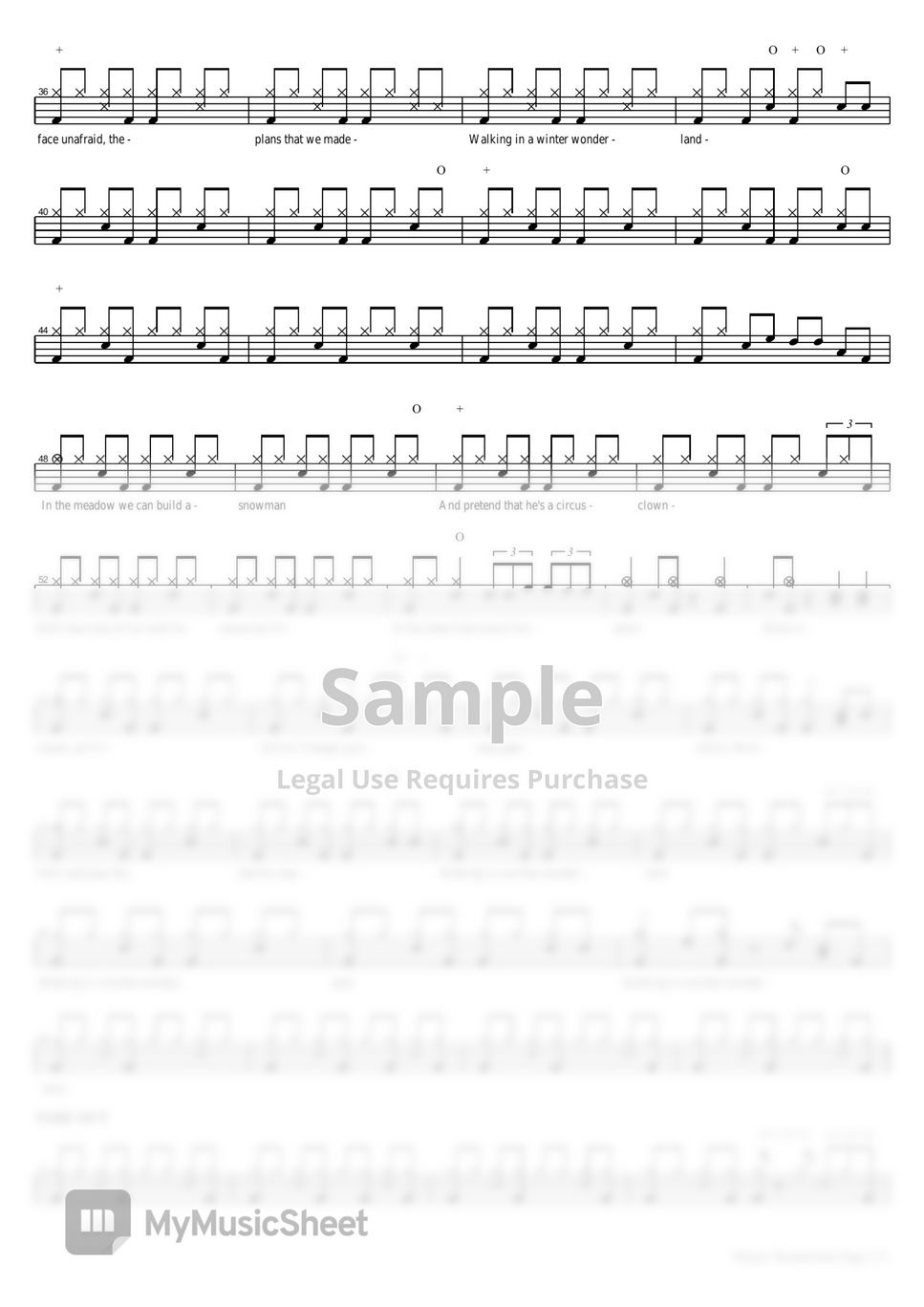 Air Supply Winter Wonderland Sheets by COPYDRUM