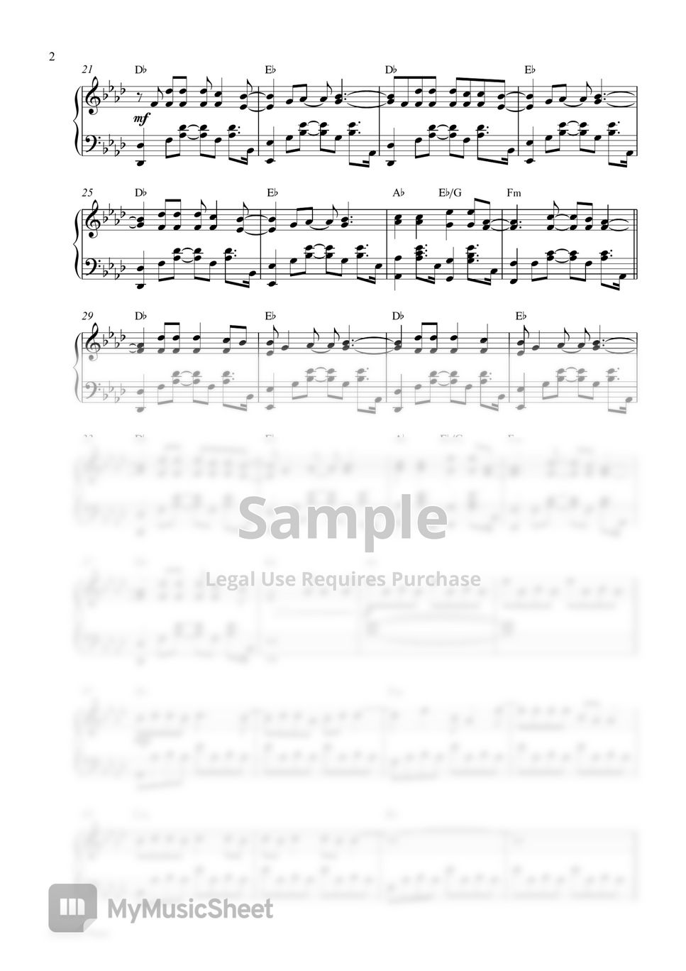 One Direction - Night Changes (Piano Sheet Music) Sheets by Pianella Piano